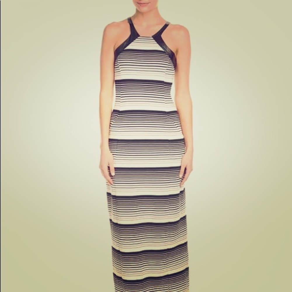 Maxi Multiple Color Block Dress.